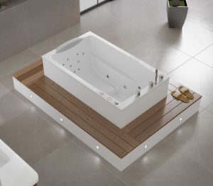 The Yasahiro deep soaking tub