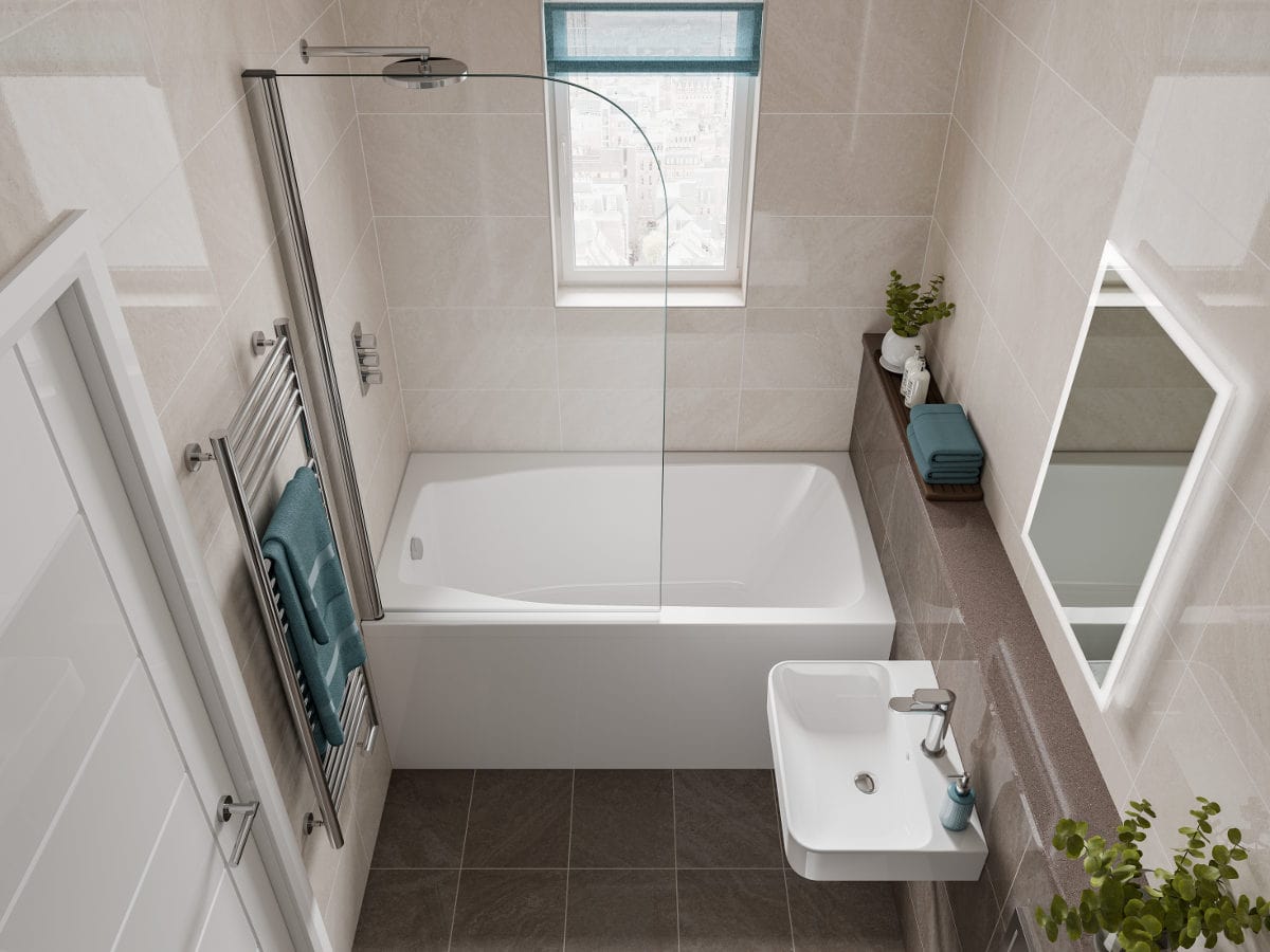 Mini Bathtub and Shower Combos for Small Bathrooms